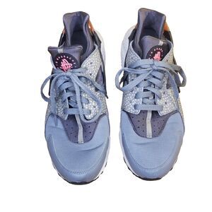Nike Air Huarache PRM Men's 10.5 Gray Safari Premium Animal Print Max 704830-062